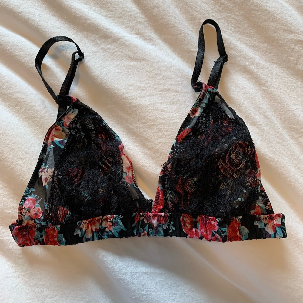 Floral Bralette - XS